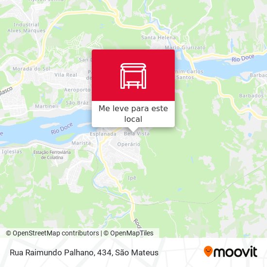 Rua Raimundo Palhano, 434 mapa