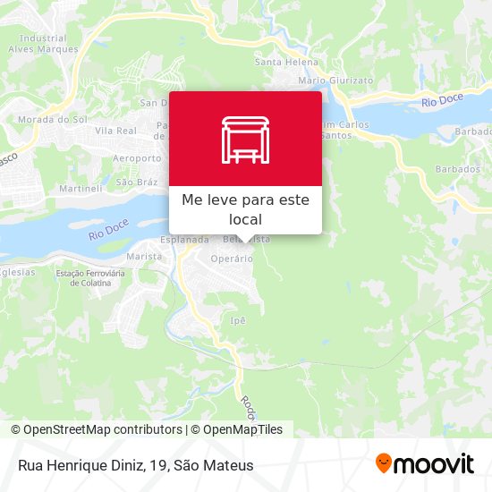 Rua Henrique Diniz, 19 mapa