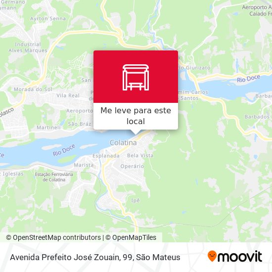 Avenida Prefeito José Zouain, 99 mapa