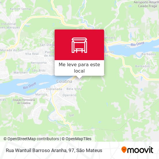 Rua Wantuil Barroso Aranha, 97 mapa