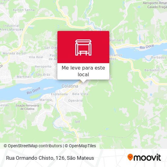 Rua Ormando Chisto, 126 mapa