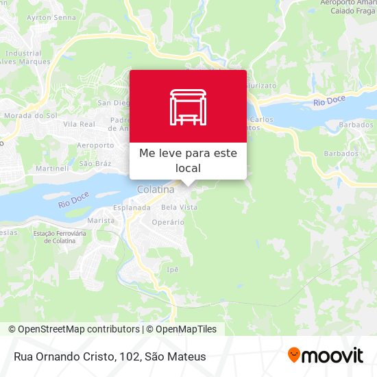 Rua Ornando Cristo, 102 mapa