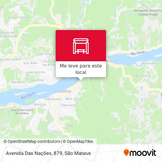 Avenida Das Nações, 879 mapa