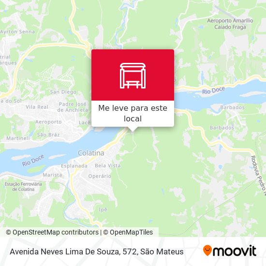 Avenida Neves Lima De Souza, 572 mapa