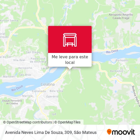 Avenida Neves Lima De Souza, 309 mapa