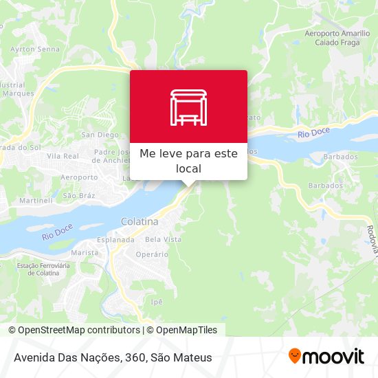 Avenida Das Nações, 360 mapa