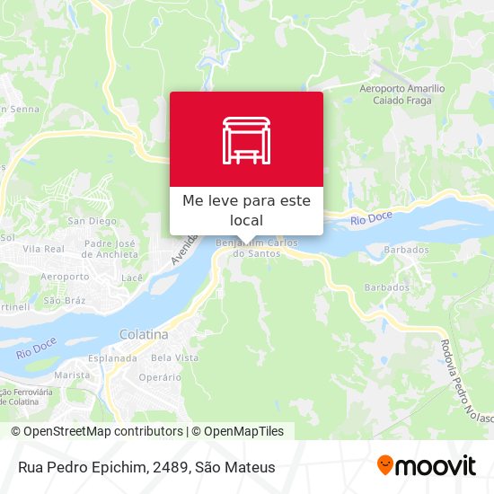 Rua Pedro Epichim, 2489 mapa