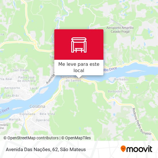 Avenida Das Nações, 62 mapa