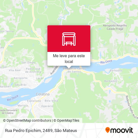Rua Pedro Epichim, 2489 mapa