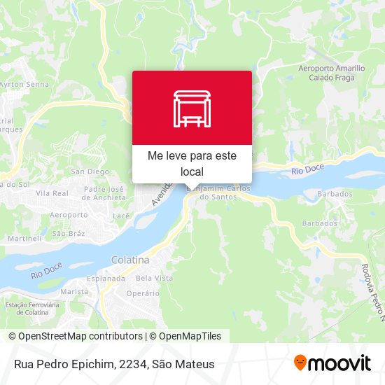 Rua Pedro Epichim, 2234 mapa