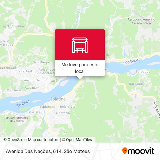 Avenida Das Nações, 614 mapa