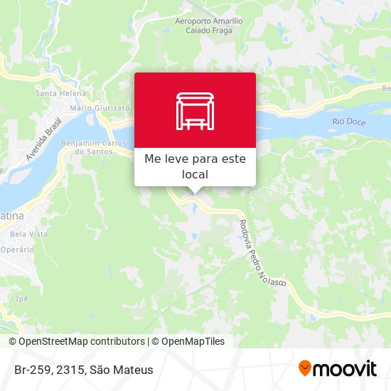 Br-259, 2315 mapa