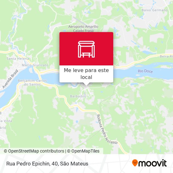 Rua Pedro Epichin, 40 mapa