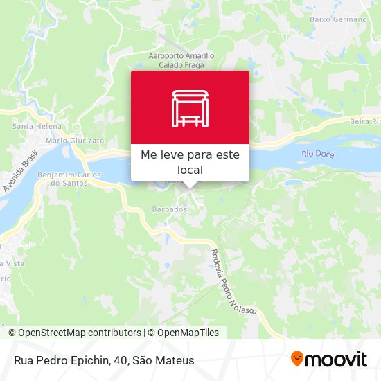 Rua Pedro Epichin, 40 mapa