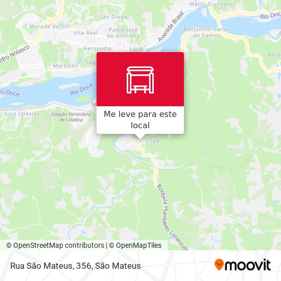 Rua São Mateus, 356 mapa