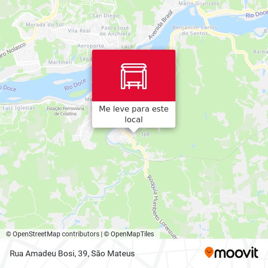 Rua Amadeu Bosi, 39 mapa