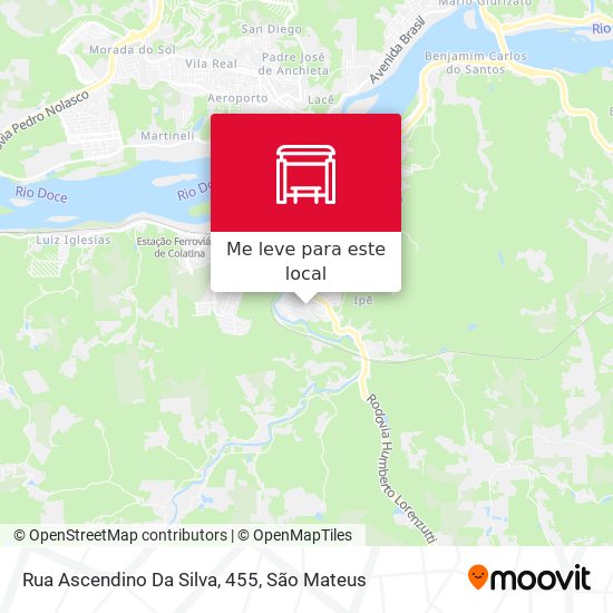 Rua Ascendino Da Silva, 455 mapa