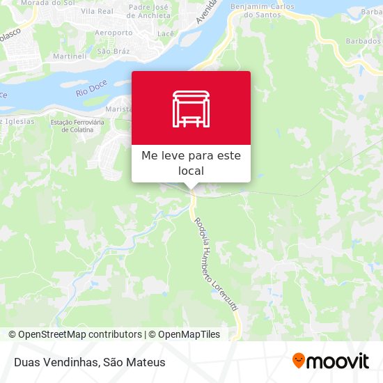 Duas Vendinhas mapa