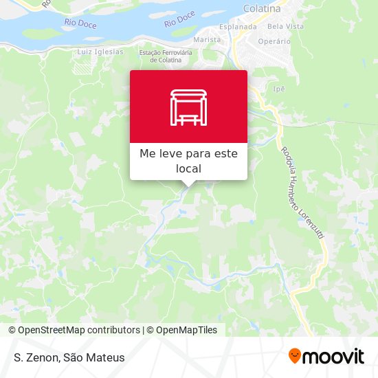 S. Zenon mapa
