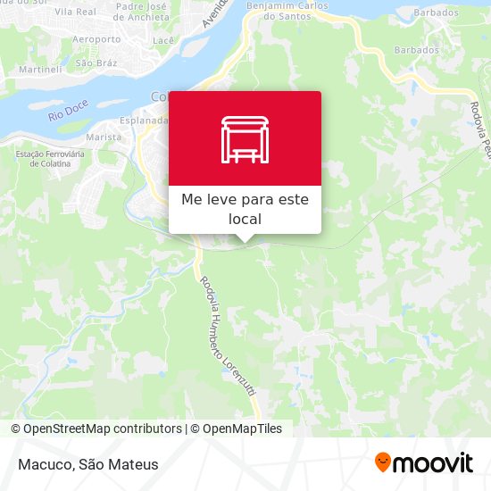 Macuco mapa