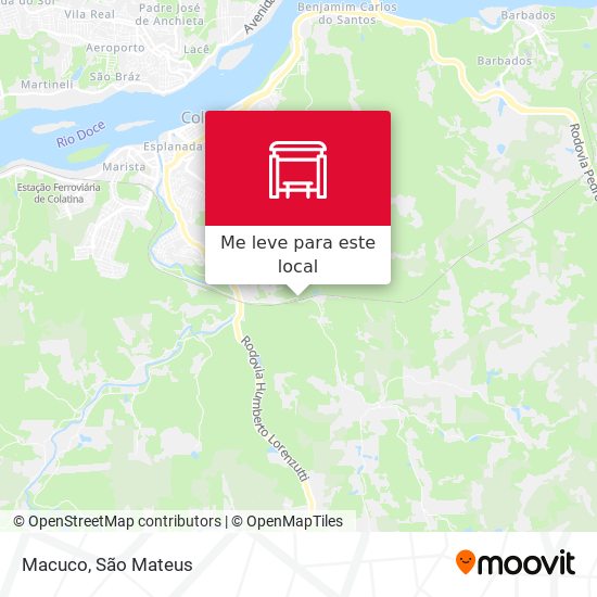 Macuco mapa