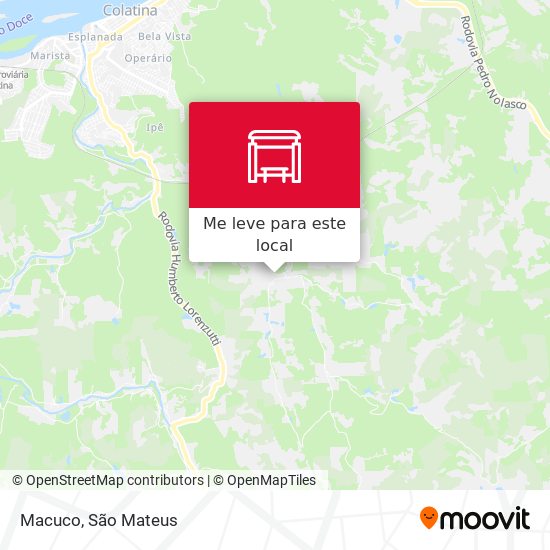 Macuco mapa