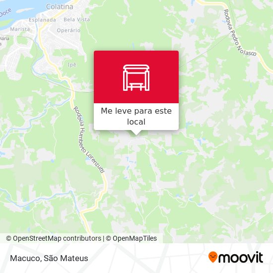 Macuco mapa