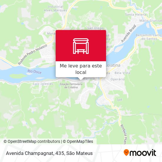 Avenida Champagnat, 435 mapa