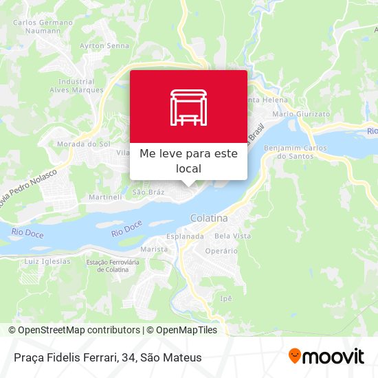 Praça Fidelis Ferrari, 34 mapa