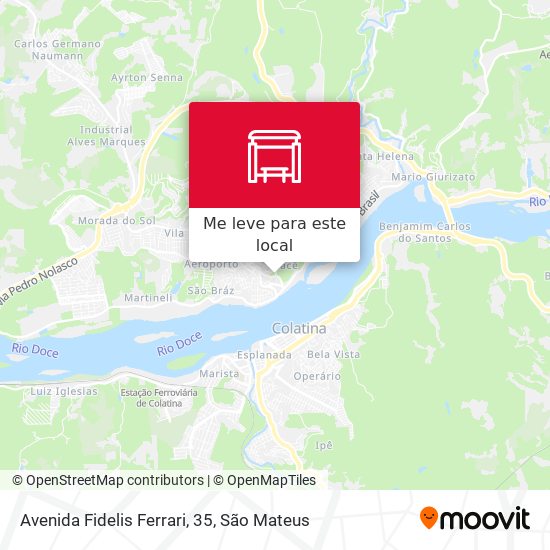 Avenida Fidelis Ferrari, 35 mapa