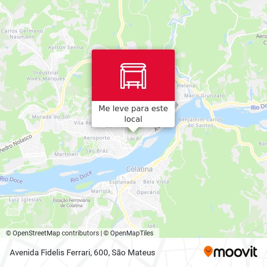 Avenida Fidelis Ferrari, 600 mapa