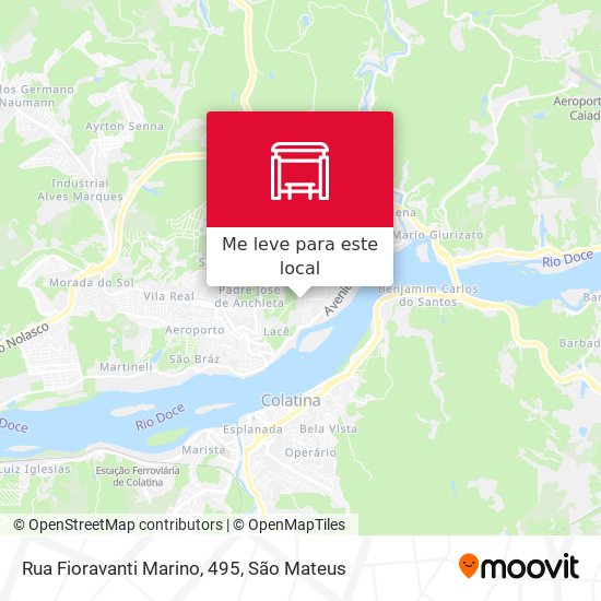 Rua Fioravanti Marino, 495 mapa