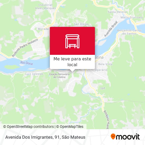 Avenida Dos Imigrantes, 91 mapa