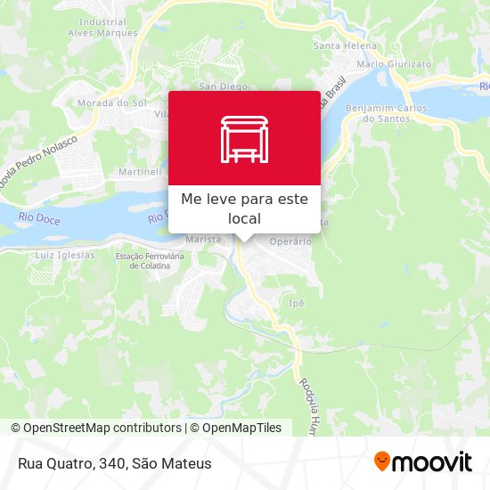 Rua Quatro, 340 mapa