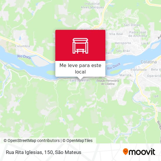Rua Rita Iglesias, 150 mapa