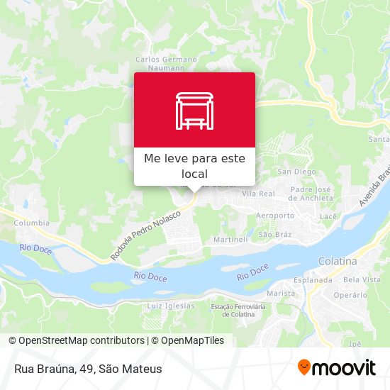 Rua Braúna, 49 mapa