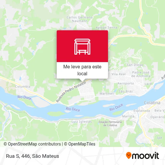 Rua S, 446 mapa