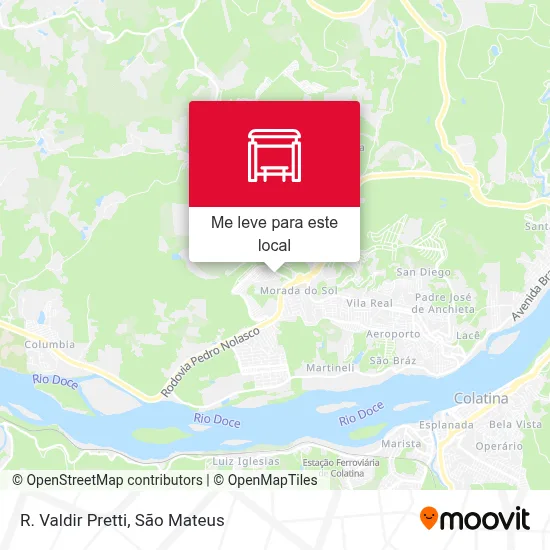 R. Valdir Pretti mapa