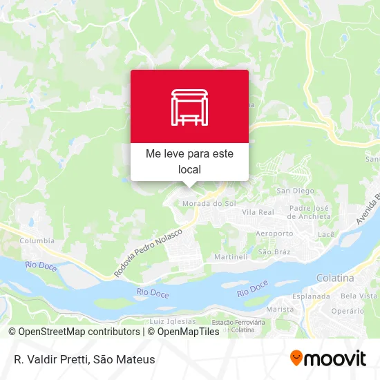 R. Valdir Pretti mapa