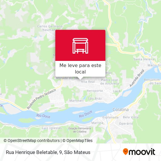 Rua Henrique Beletable, 9 mapa