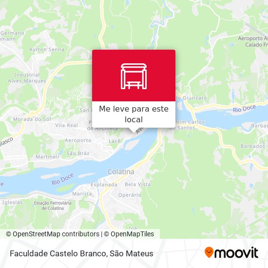 Faculdade Castelo Branco mapa