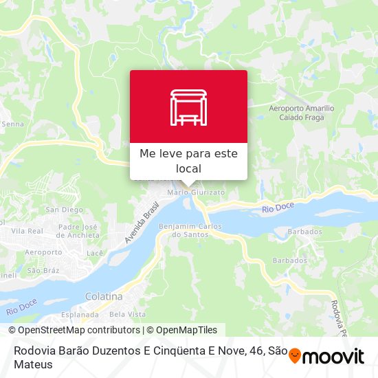 Rodovia Barão Duzentos E Cinqüenta E Nove, 46 mapa