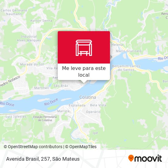 Avenida Brasil, 257 mapa