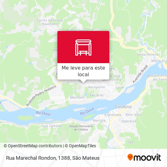 Rua Marechal Rondon, 1388 mapa