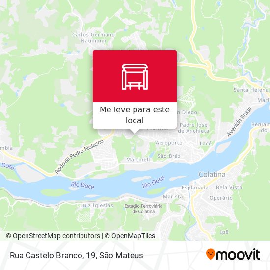 Rua Castelo Branco, 19 mapa