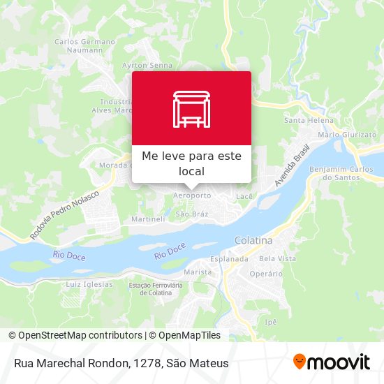 Rua Marechal Rondon, 1278 mapa
