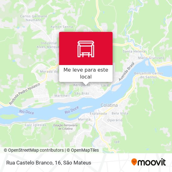 Rua Castelo Branco, 16 mapa