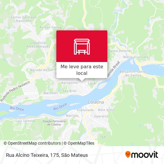 Rua Alcíno Teixeira, 175 mapa