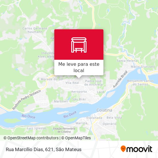 Rua Marcílio Dias, 621 mapa