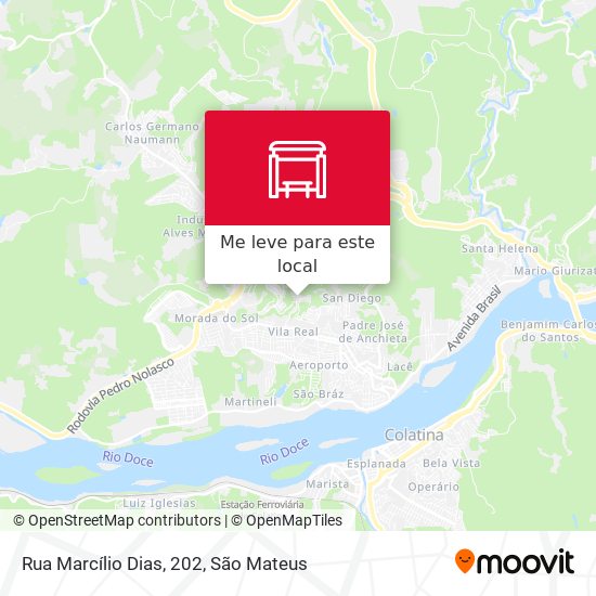 Rua Marcílio Dias, 202 mapa